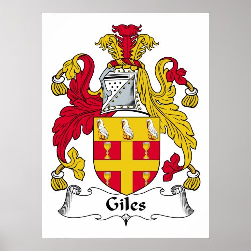 Giles Family Crest Poster