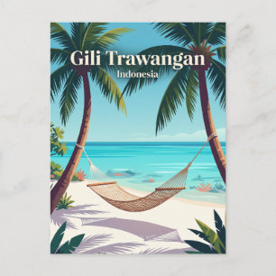 Gili Trawangan Indonesia Postcard
