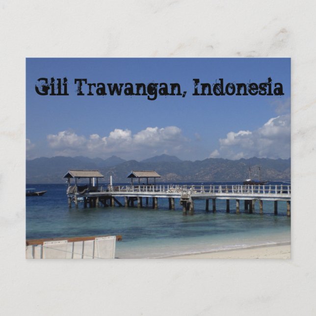 Gili Trawangan Postcard (Front)