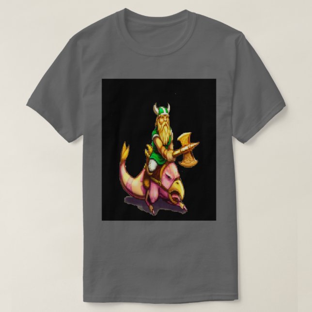 Gilius Thunderhead Golden Axe Graphic 10 T-Shirt (Design Front)