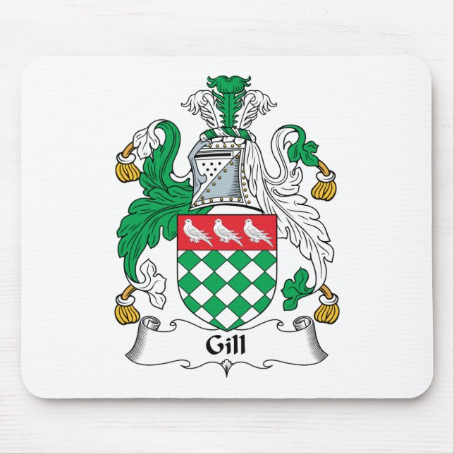 Gill Family Crest Mouse Pad (Front)