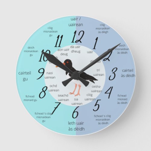 gille_brghde Gaelic clock