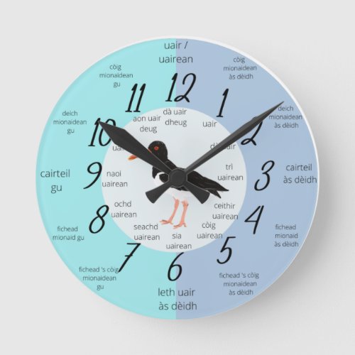 gille_brghde Gaelic clock