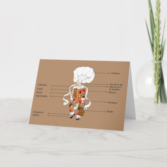 Gille de Binche Notecard (Front)