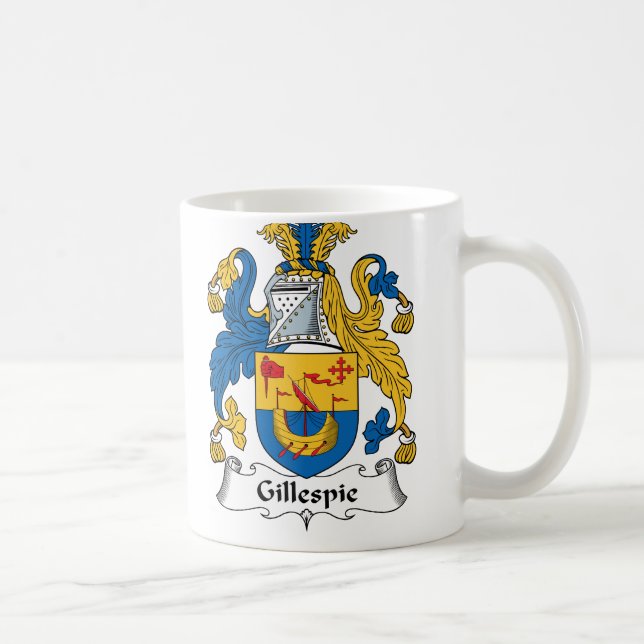 Gillespie Family Crest Coffee Mug (Right)