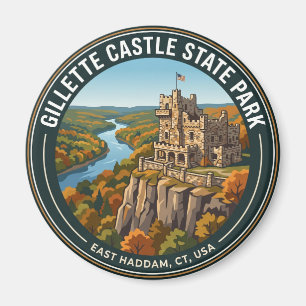 Gillette Castle State Park USA Magnet