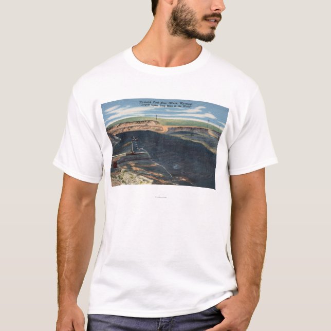 Gillette, WY - Wydodak Coal Mine View T-Shirt (Front)