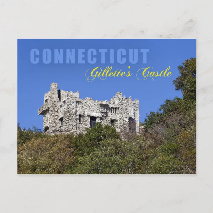 Postcard~Gillette Castle~Hadlyme Conn. 