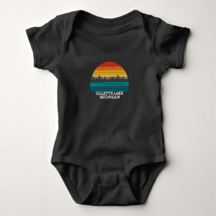 Gilletts Lake Michigan Baby Bodysuit