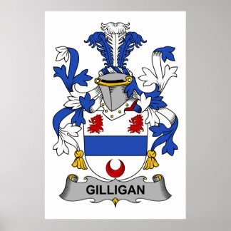 Gilligan Family Crest Poster
