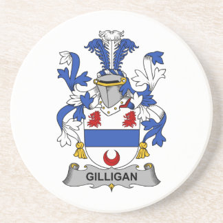 Gilligan Family Crest Sandstone Coaster