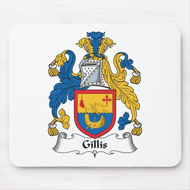 Gillis Family Crest Mouse Pad (Front)