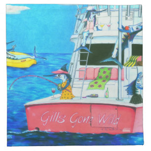 Gills Gone Wild Napkins