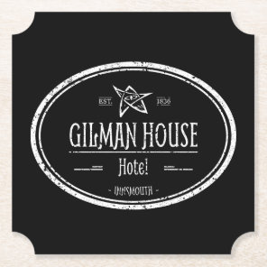 Gilman House Innsmouth Lovecraftian Paper Coaster