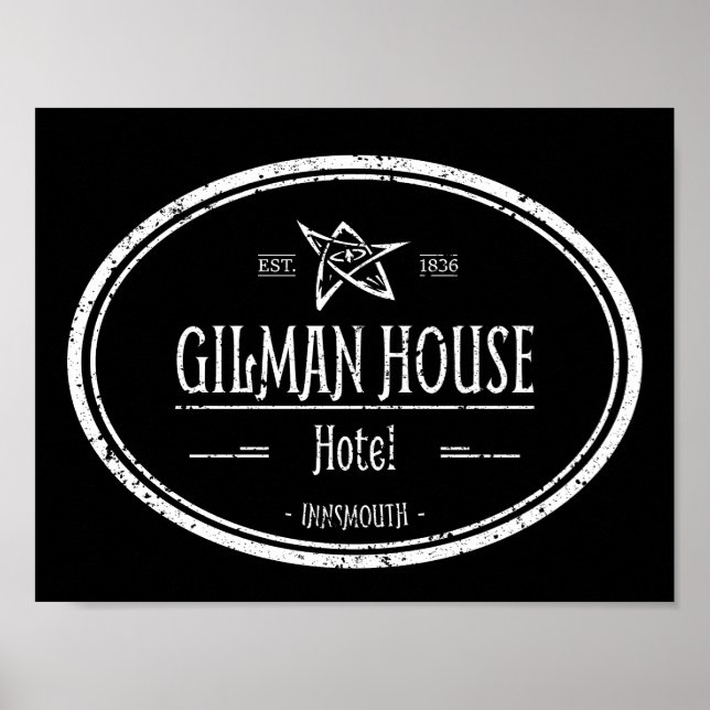 Gilman House Innsmouth Lovecraftian Poster (Front)