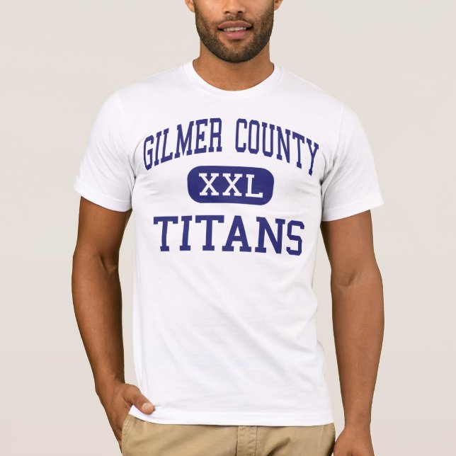 Gilmer County - Titans - High - Glenville T-Shirt (Front)