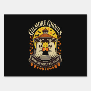 Gilmore Ghouls Halloween Ghost Sign