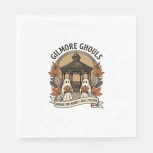 Gilmore Ghouls Vintage Halloween Ghost Napkins