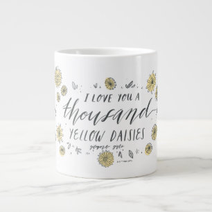 Gilmore Girls A Thousand Yellow Daisies Giant Coffee Mug