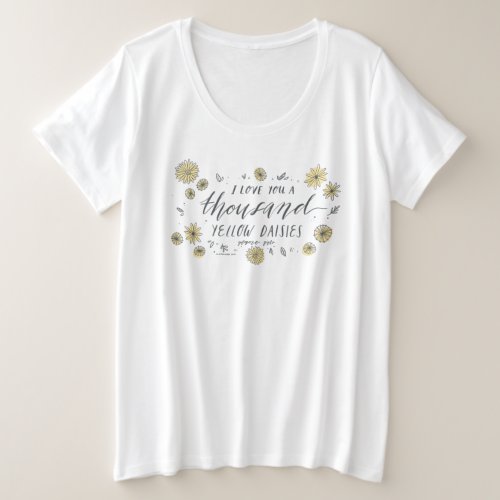 Gilmore Girls  A Thousand Yellow Daisies Plus Size T_Shirt