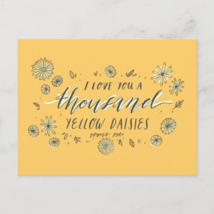 Gilmore Girls A Thousand Yellow Daisies Postcard