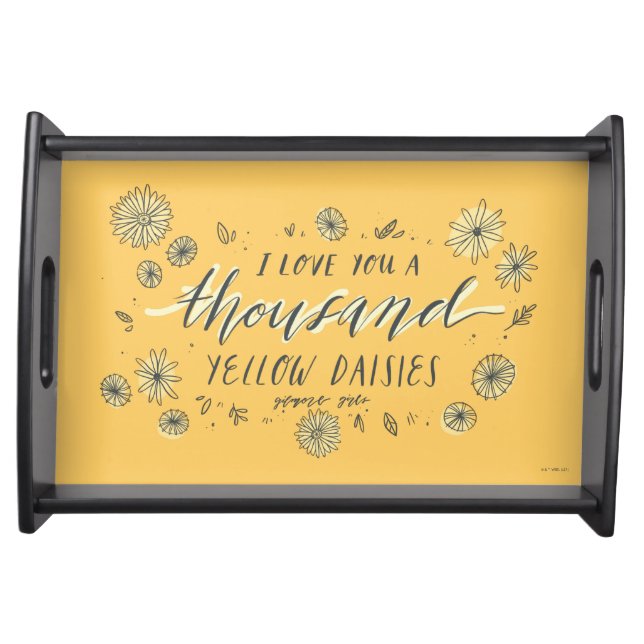 Gilmore Girls | A Thousand Yellow Daisies Serving Tray (Front)