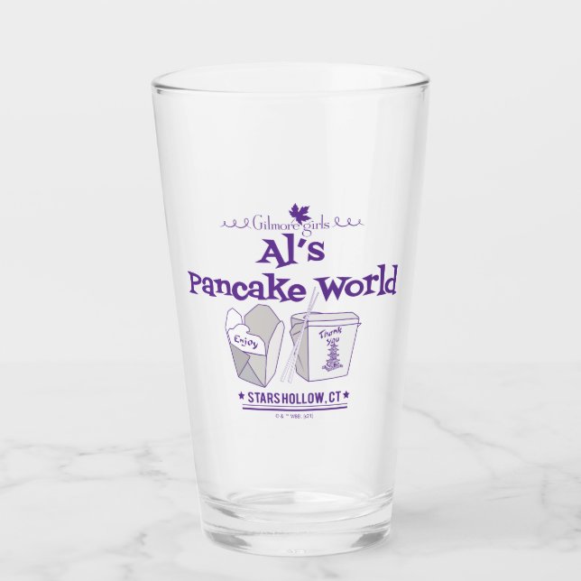 Gilmore Girls | Al's Pancake World Glass (Front)