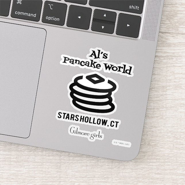 Gilmore Girls | Al's Pancake World Logo Sticker (Detail)