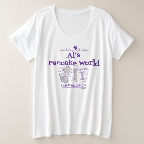 Gilmore Girls  Als Pancake World Plus Size T_Shirt