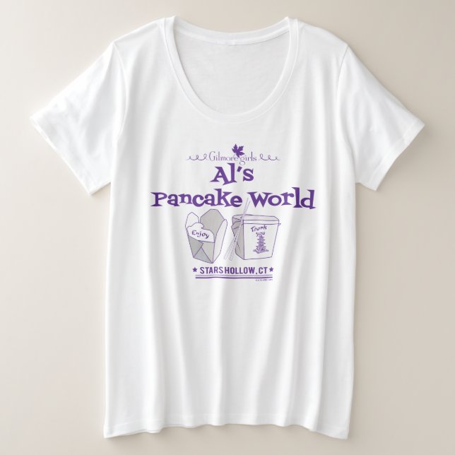 Gilmore Girls | Al's Pancake World Plus Size T-Shirt (Design Front)