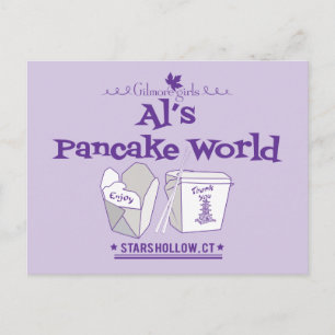 Gilmore Girls Al's Pancake World Postcard