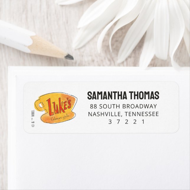 Gilmore Girls Bridal Shower Label (Insitu)