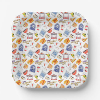 Gilmore Girl's Bridal Shower Paper Plates