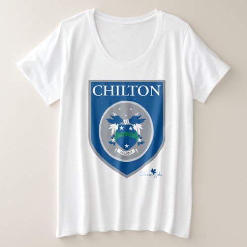 Gilmore Girls  Chilton Academy Badge Plus Size T_Shirt