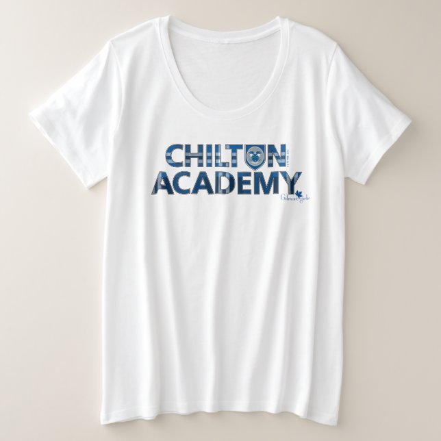 Gilmore Girls | Chilton Academy Plus Size T-Shirt (Design Front)