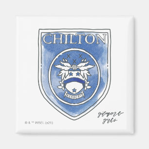Gilmore Girls   Chilton Academy Watercolor Badge Magnet