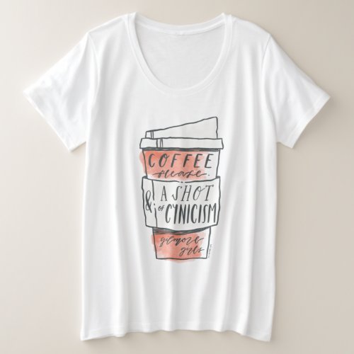 Gilmore Girls  Coffee Please Plus Size T_Shirt