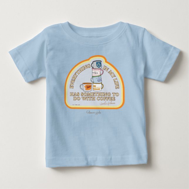Gilmore Girls | Coffee Quote Graphic Baby T-Shirt (Front)