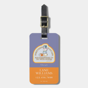 Gilmore Girls Coffee Quote Graphic Luggage Tag
