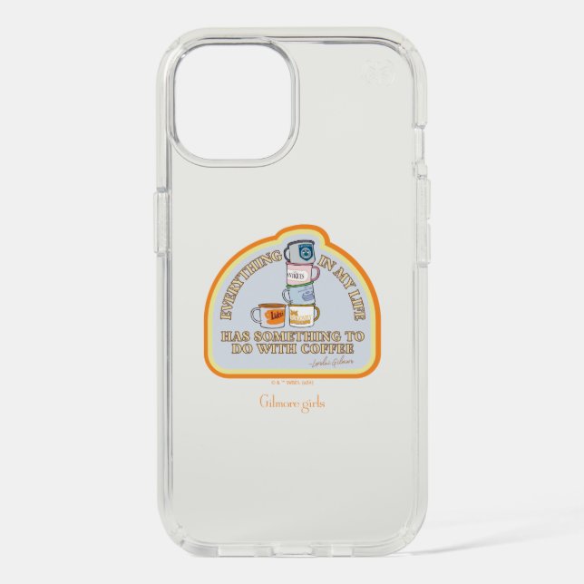 Gilmore Girls | Coffee Quote Graphic Speck iPhone Case (Front)