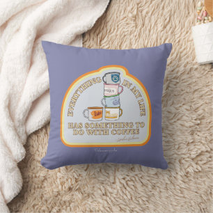 Gilmore Girls   Coffee Quote Graphic Throw Pillow