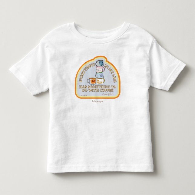Gilmore Girls | Coffee Quote Graphic Toddler T-shirt (Front)