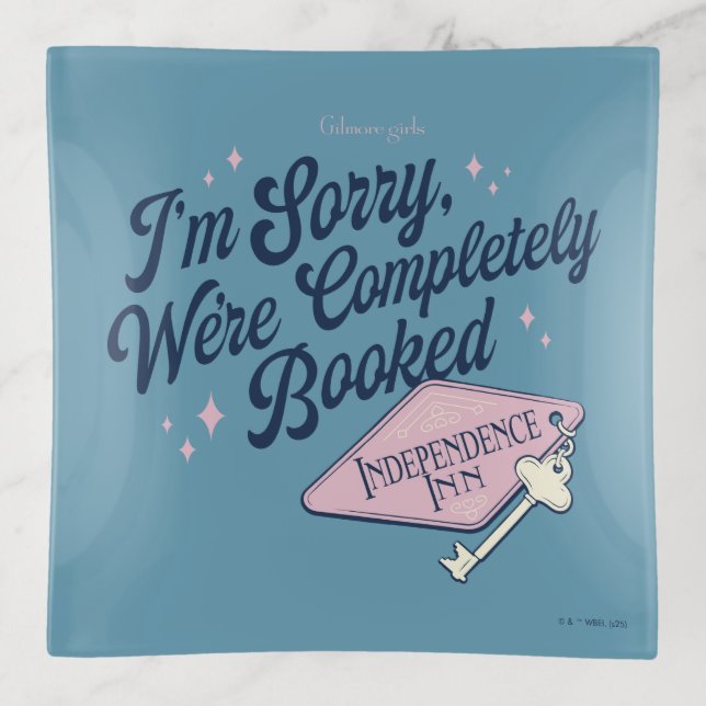 Gilmore Girls Completely Booked Design Trinket Tray (Front)