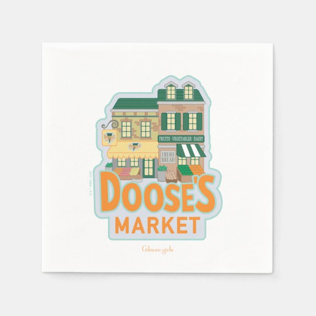 Gilmore Girls | Doose's Market Napkins (Front)