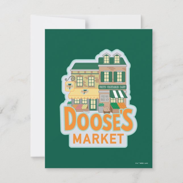 Gilmore Girls | Doose's Market Note Card (Front)