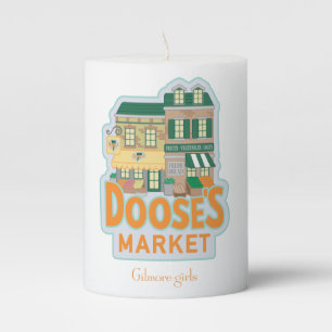 Gilmore Girls Doose's Market Pillar Candle