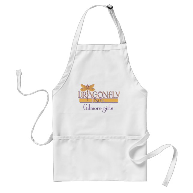 Gilmore Girls | Dragonfly Inn Logo Adult Apron (Front)