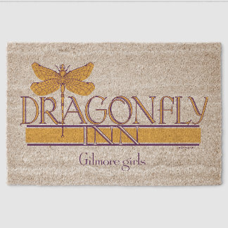 Gilmore Girls | Dragonfly Inn Logo Fiber Doormat