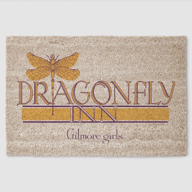 Gilmore Girls | Dragonfly Inn Logo Fiber Doormat (Front)