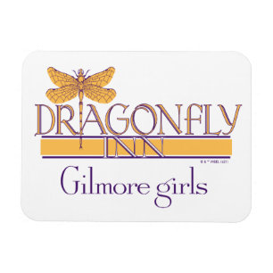 Gilmore Girls Dragonfly Inn Logo Magnet